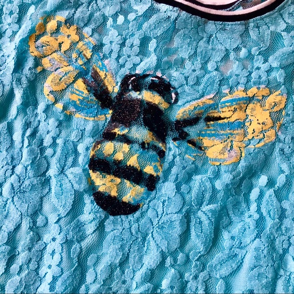 Justice Kids XL Bee Print T-shirt Not Used - Picture 2 of 6